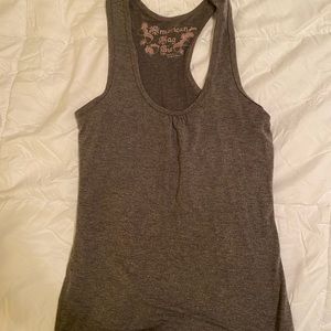 Grey womens tank top